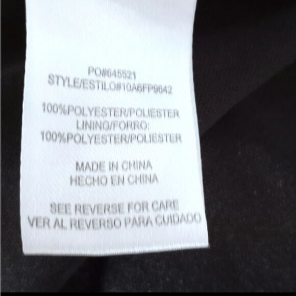 BLACK & GRAY FLORAL DRESS SZ. M EUC - Picture 7 of 8